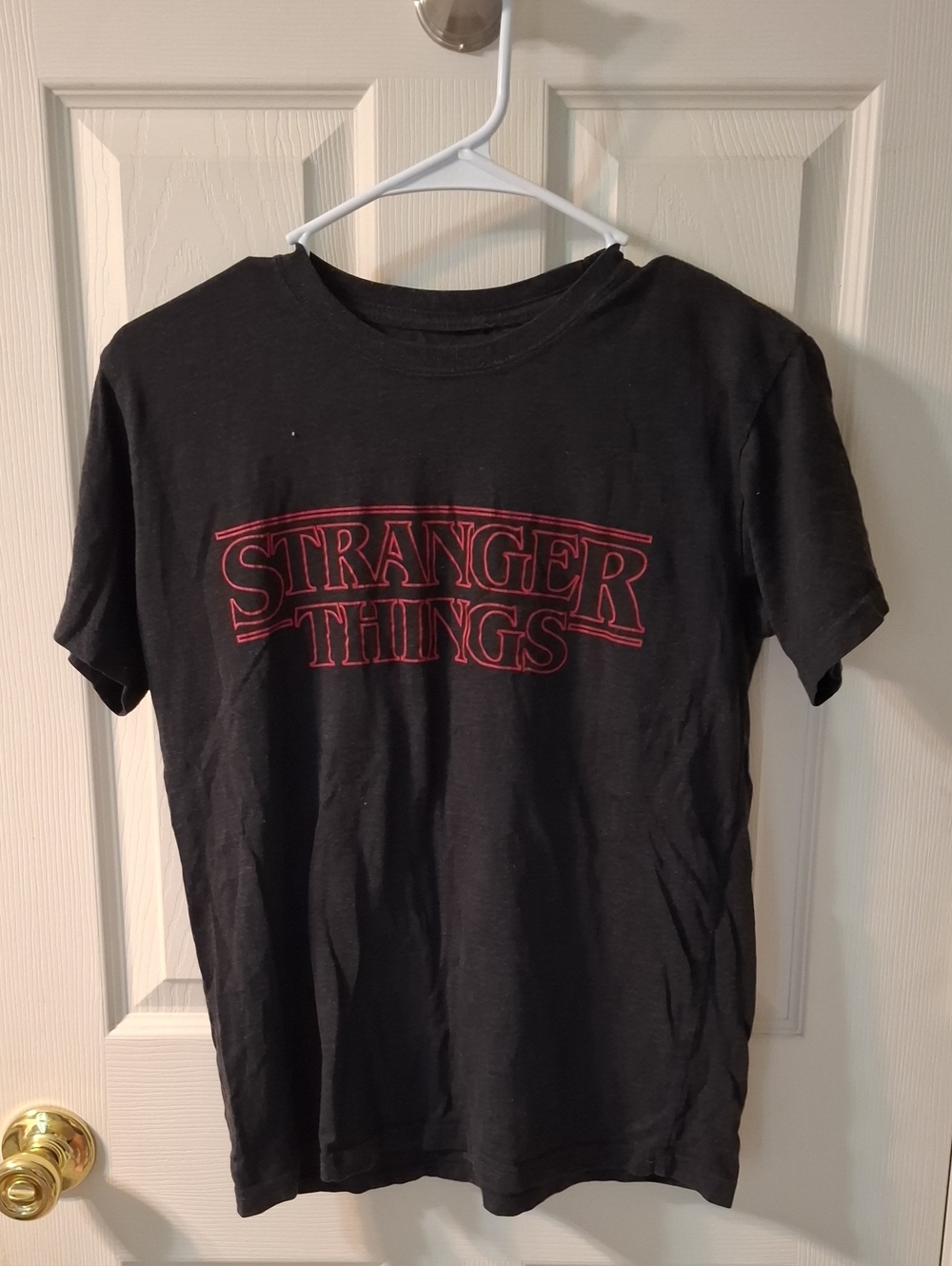 Black Graphic Tee Stranger Things